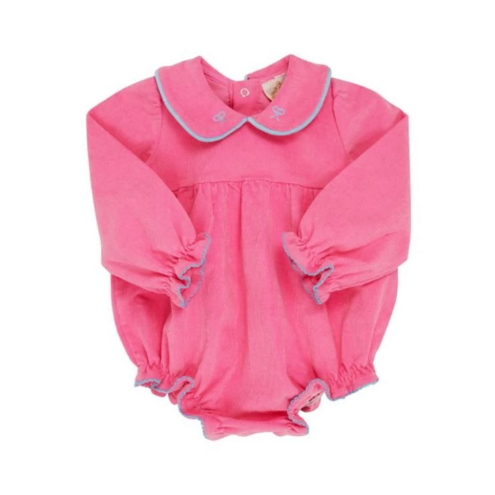 The Beaufort Bonnet Company Pink Corduroy Bubble NWT!